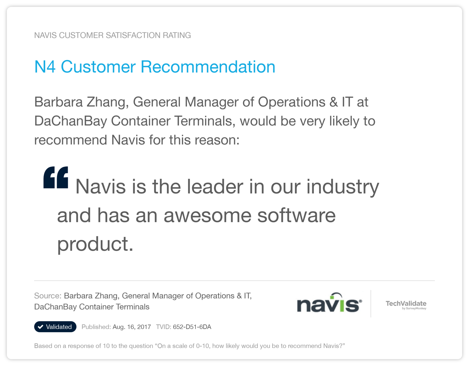 N4 Customer Recommendation