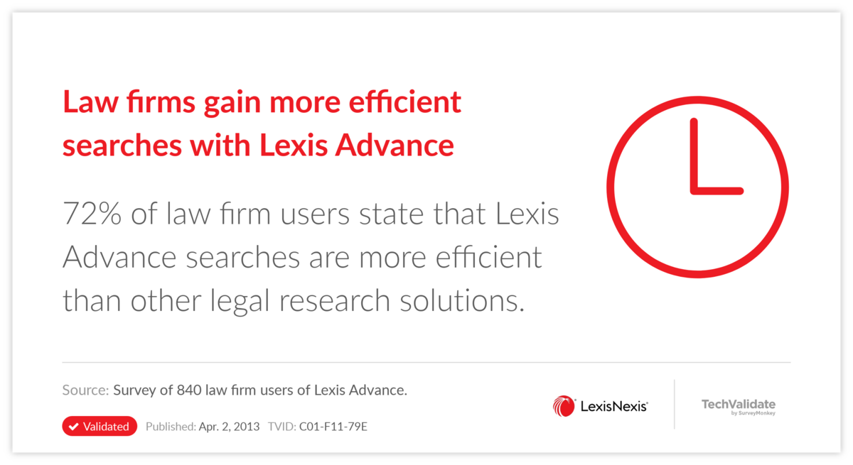 Law firms gain more efficient searches with Lexis Advance