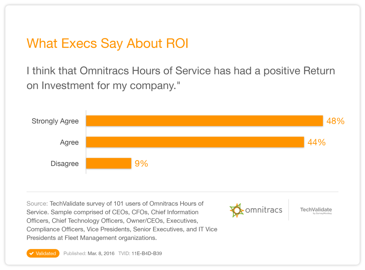 What Execs Say About ROI