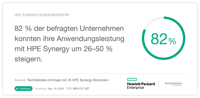 HPE Synergy Kundenstatistik