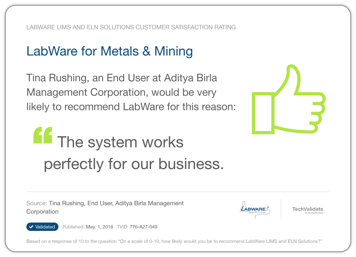 LabWare for Metals & Mining