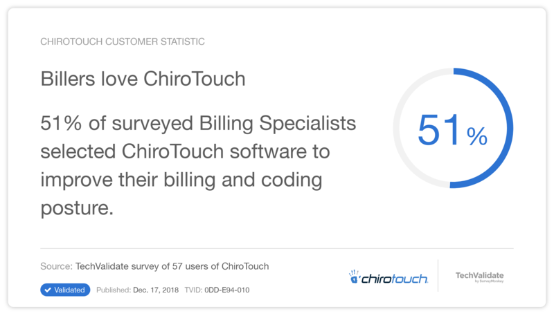 Billers love ChiroTouch
