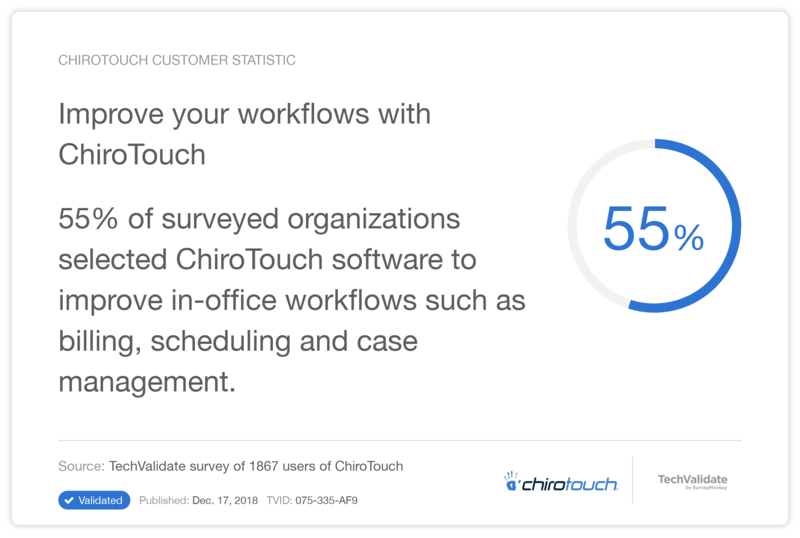 Improve your workflows with ChiroTouch